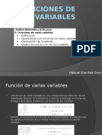 Funciones de varias variables