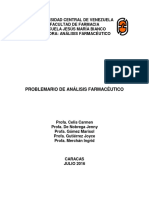 Problemas de soluciones ácidas y básicas para Análisis Farmacéutico