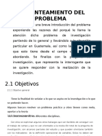 Planteameinto Del Problema