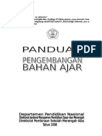 Panduan Pengembangan Bahan Pelajaran