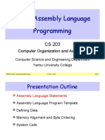 MIPS Assembly Programming CS203