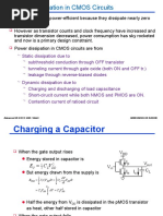 Power Dissipation in CMOS Circuits: Advanced VLSI EEE 6405 Slide1 Abm Harun-Ur Rashid