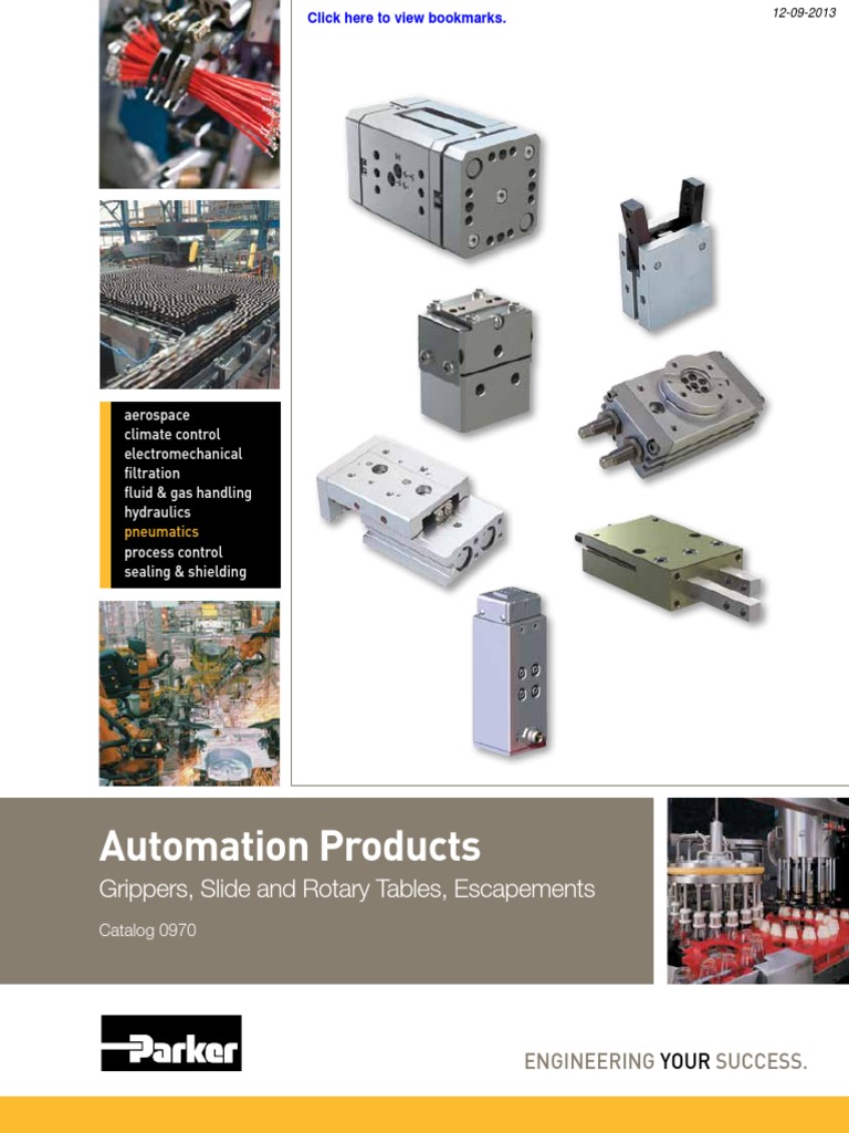 Grippers and Rotary Tables PDF | PDF | Bearing (Mechanical ...
