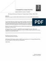 Auerbach and Kotlikoff - Generational Accounting. A Meaningful Way To Evaluate Fiscal Policy