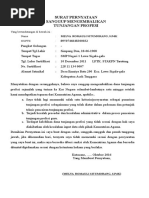 Surat Pernyataan Pengembalian Sertifikasi