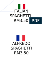 Italian Spaghetti