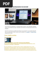 10 Alternative PC Operating Systems You Can Install