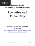 Download Statistics and Probability TG for SHS by Nhil Cabillon Quieta SN330374088 doc pdf
