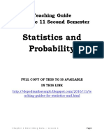 Statistics and Probability TG for SHS