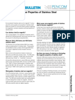 Technical Bulletin: Magnetism and Other Properties of Stainless Steel