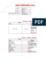 Contoh Pembukuan Cashflow