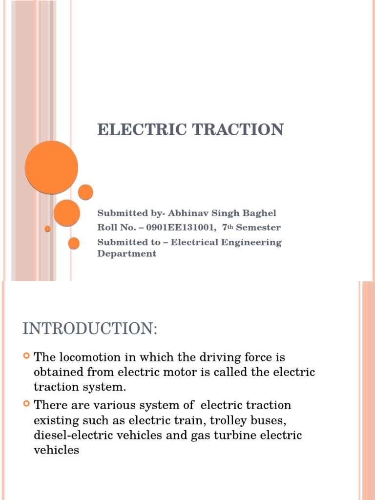 Eletric Traction | PDF | Brake | Propulsion