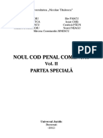 Noul Cod Penal Comentat Volumul II Partea Speciala Extras