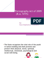 Anti Child Pornography Act of 2009 RA 9775