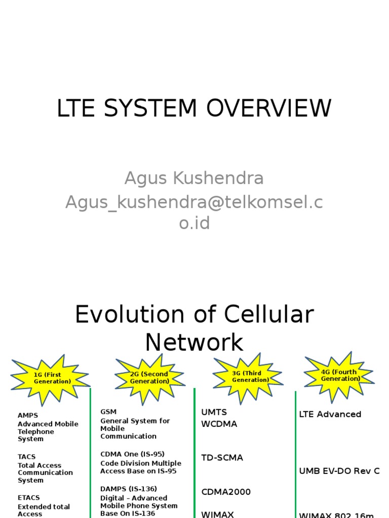 Lte Syetem Overview | PDF