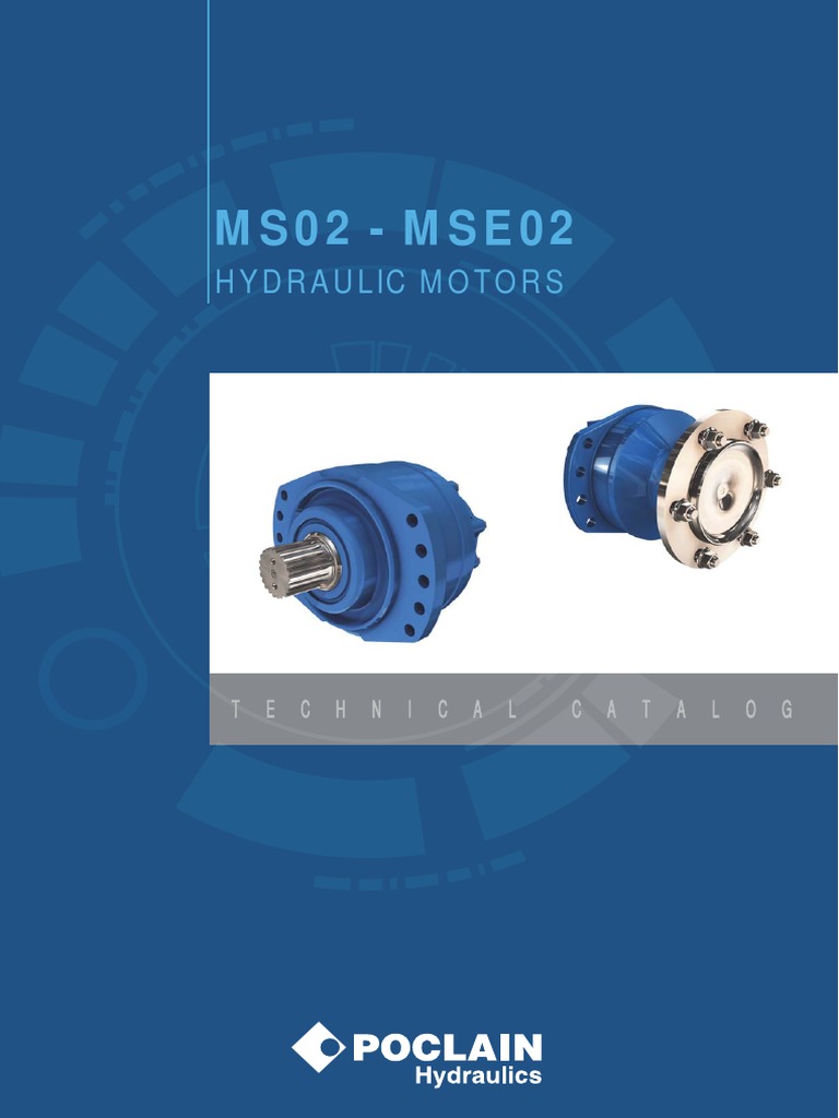 M S 0 2 - M S E 0 2: Hydraulic Motors | PDF | Brake | Engines