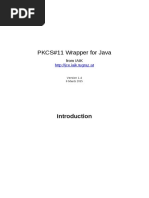 PKCS#11 Wrapper For Java: From IAIK