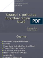 Strategii Si Politici de Dezvoltare Regionala