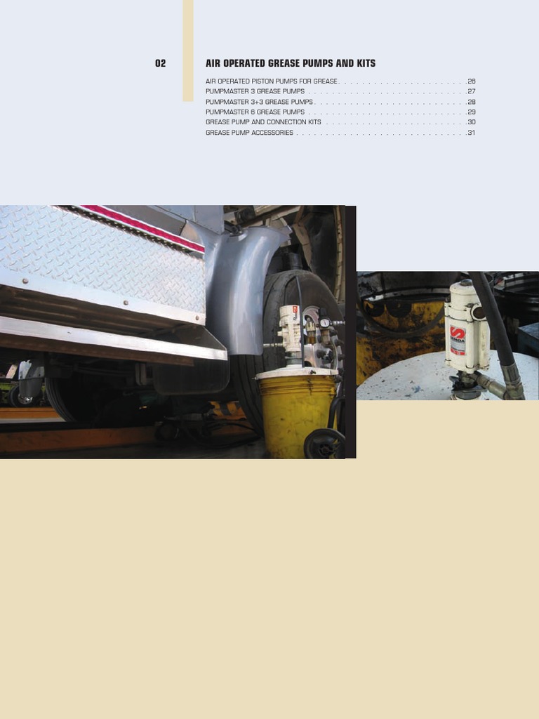 Samoa PumpMaster Grease Units Overview | PDF | Pump | Petroleum