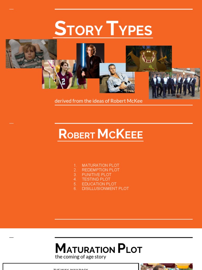 Robert McKee's Story Types Explained PDF Leisure