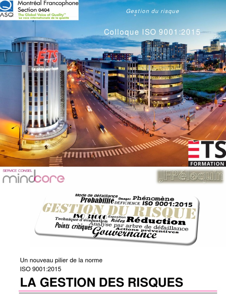 Gestion Des Risques ISO 9001 2015 | PDF | Gestion des risques | Risque