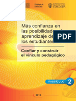 Mas Confianza en Las Posibilidades de Aprendizaje de Los Estudiantes