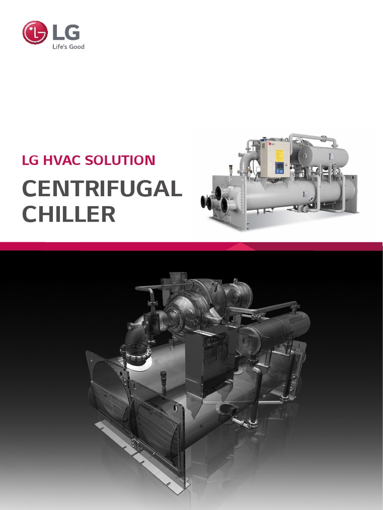 LG centrifugal chiller manual. | Heat Exchanger | Gas Compressor