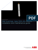 Wall Bushings, Type GSA-AA-outdoor: Installation and Maintenance Guide