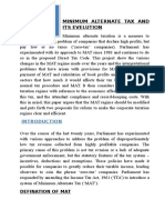 MAT Credit Accounting Guidance Note | PDF | Deferred Tax | Tax Expense