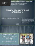 Kelli Medeiros _ Desenho Urbano e Humanização de Cidades
