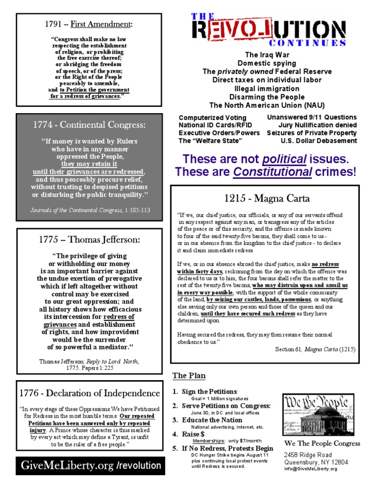 DCRevolutionFlyer APR 2008 | PDF | First Amendment To The United States ...