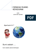 Bumi Sebagai Ruang Kehidupan