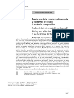 Trastornos de La Conducta Alimentaria y Trastornos Afectivos: Un Estudio Comparativo