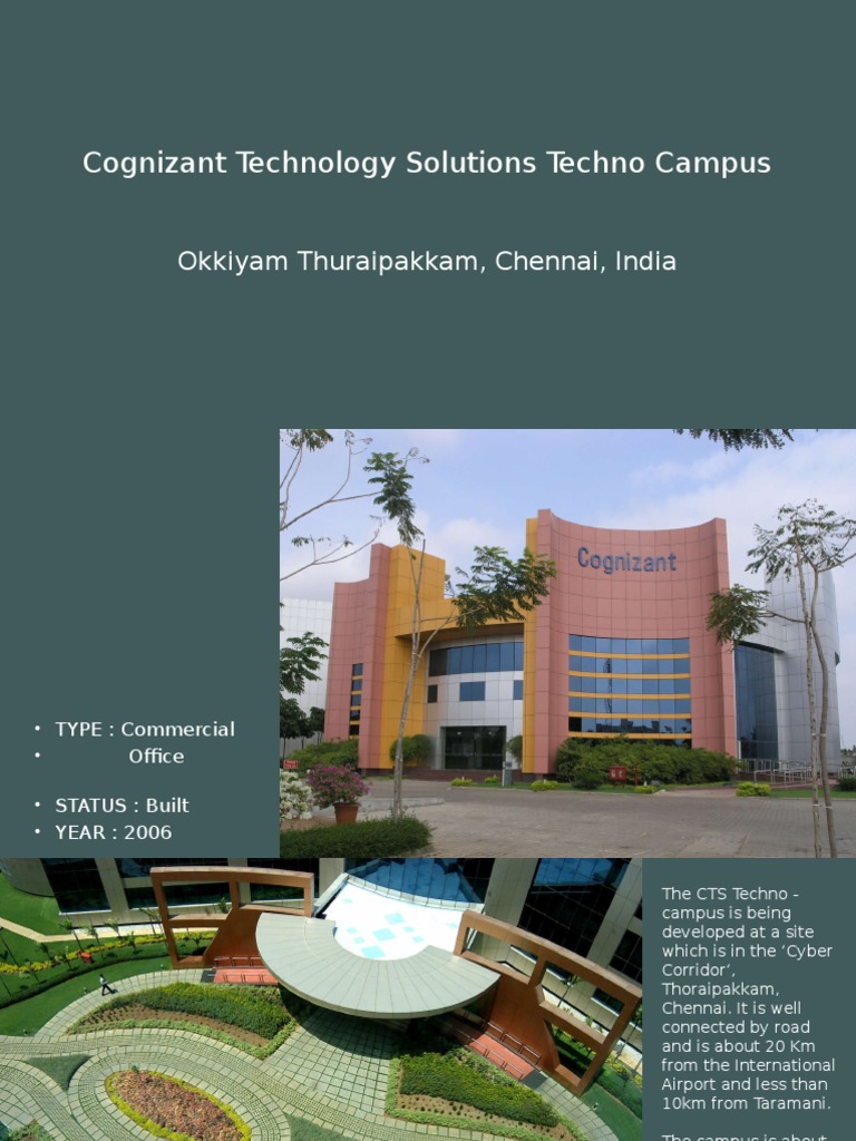 Cognizant Technology Solutions Techno Campus Okkiyam Thuraipakkam Chennai India