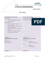 (Gepea) (MKT) (Maio) Boletim de Desempenho - 2015