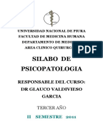 Silabo de Psicopatología-2011