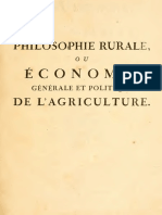 François Quesnay - Philosophie Rurale Ou Économie Générale Et Politique de L'agriculture (1763)