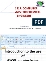 Che 317: Computer Packages For Chemical Engineers: Instructors