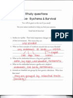 Study Guide For Systems and Survival 1617