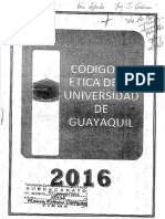 Codigo de Etica de La Universidad de guayaquil