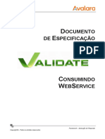 Documento Tecnico Web Service Validate