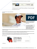 Fernando Alonso Revela Predileção Pelo Grande Prêmio Do Brasil - 'Amo Esse Lugar' - Superesportes