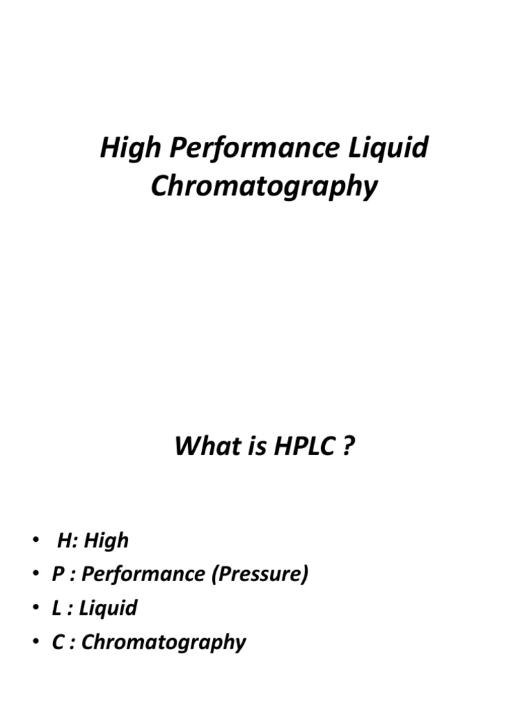 Chromatographic Methods Part 2 PDF Chromatography Elution