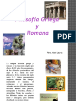 Filosofia Griega y Romana