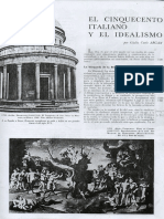 G.C Argan, El Cinquecento Italiano y El Idealismo, 1977 (1)