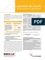 Suisse-Energie - Calcul de La Puissance de Chauffe