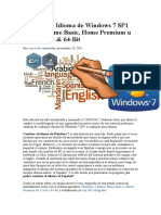 Cambiar El Idioma de Windows 7 SP1 Starter