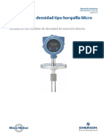 FDM Medidores de Densidad Tipo Horquilla Instalación (Español)