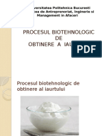 Faima Procesul Biotehnologic de Obtinere a Iaurtului