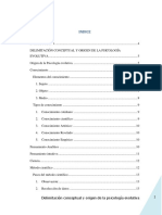 Delimitacion Conceptual y Origen de La Psicologia Evolutiva